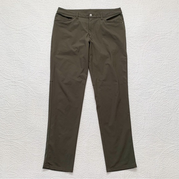 Lululemon Men's ABC Pant Classic, Dark Olive (34" Inseam) - Picture 4 of 9